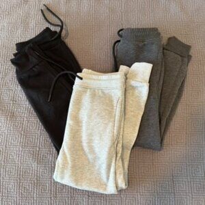 3-pack youth joggers gray/black